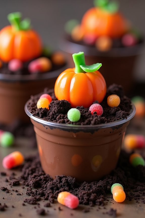 pumpkin patch dessert cups