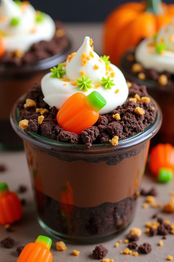 pumpkin patch dessert cups