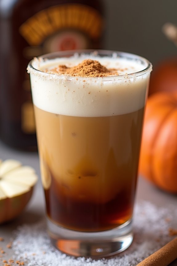 pumpkin spice cocktail delight