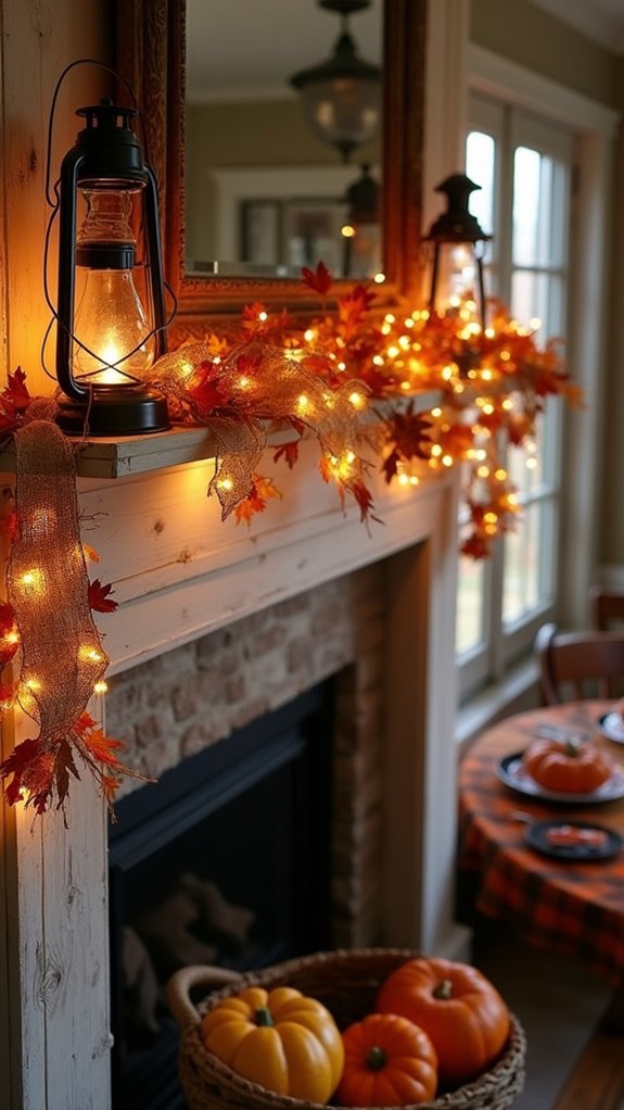 rustic burlap halloween decoration