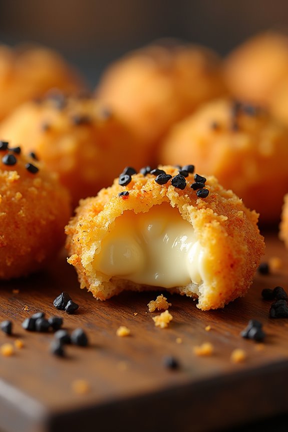 savory halloween cheese bites