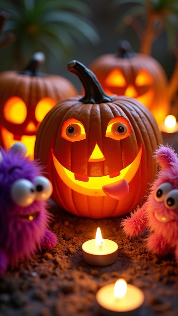 silly halloween monster creations