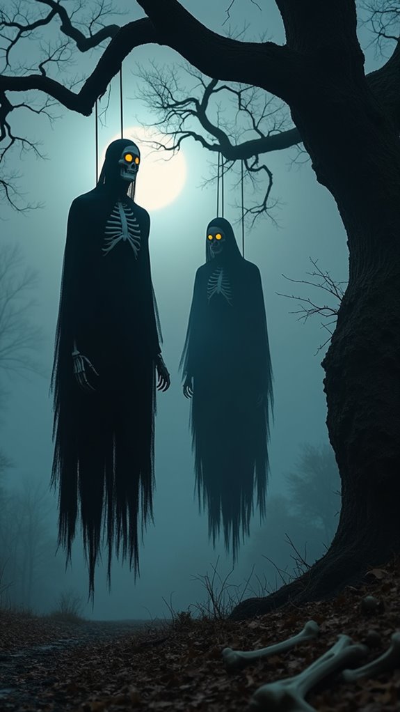 sinister skeletons create chills