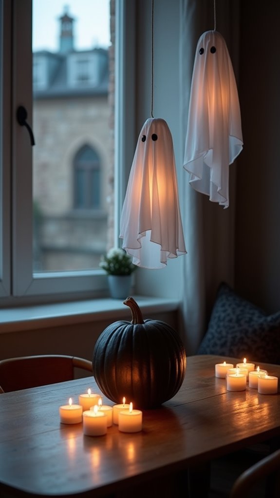 sleek minimalist ghost decor