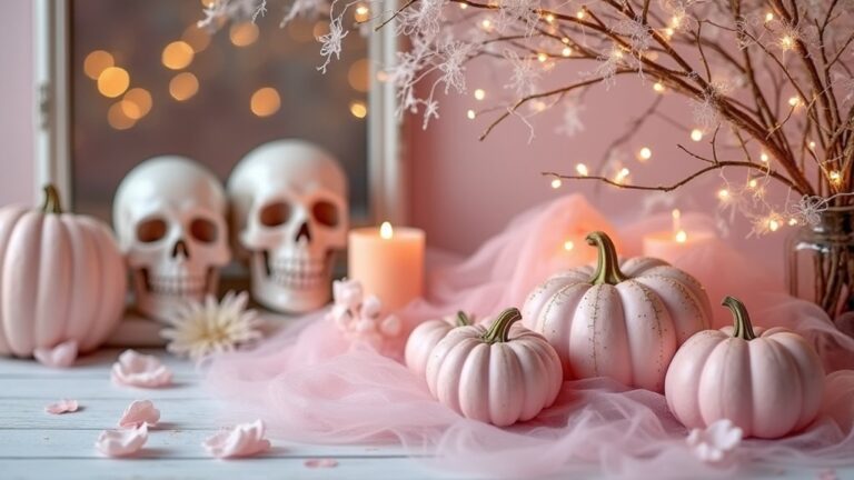 soft pink halloween styles