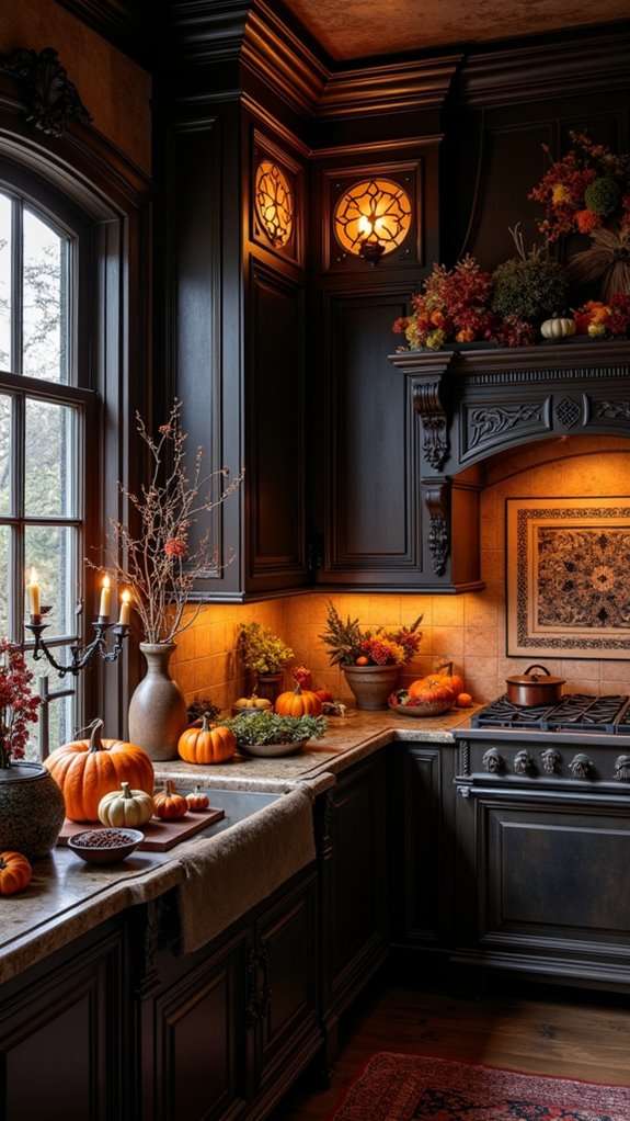 sophisticated gothic dark wood