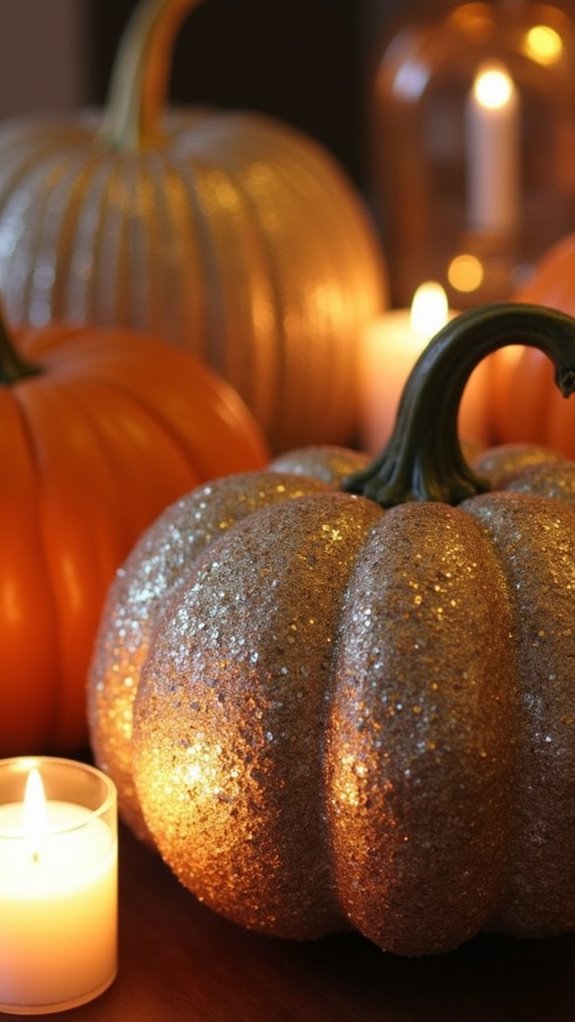 sparkle your pumpkin creatively