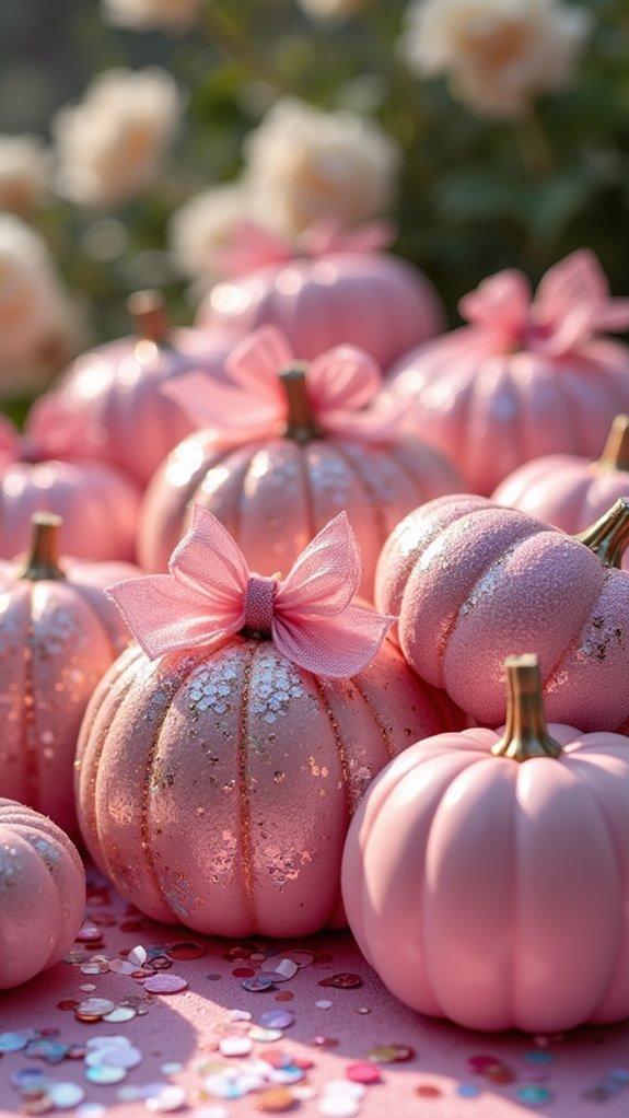 sparkly sequined autumn decor