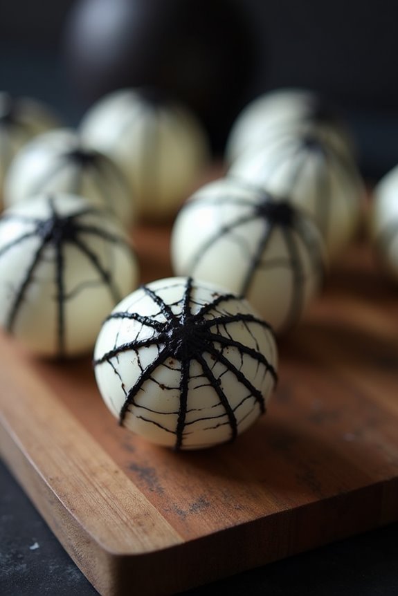spider web eggs recipe