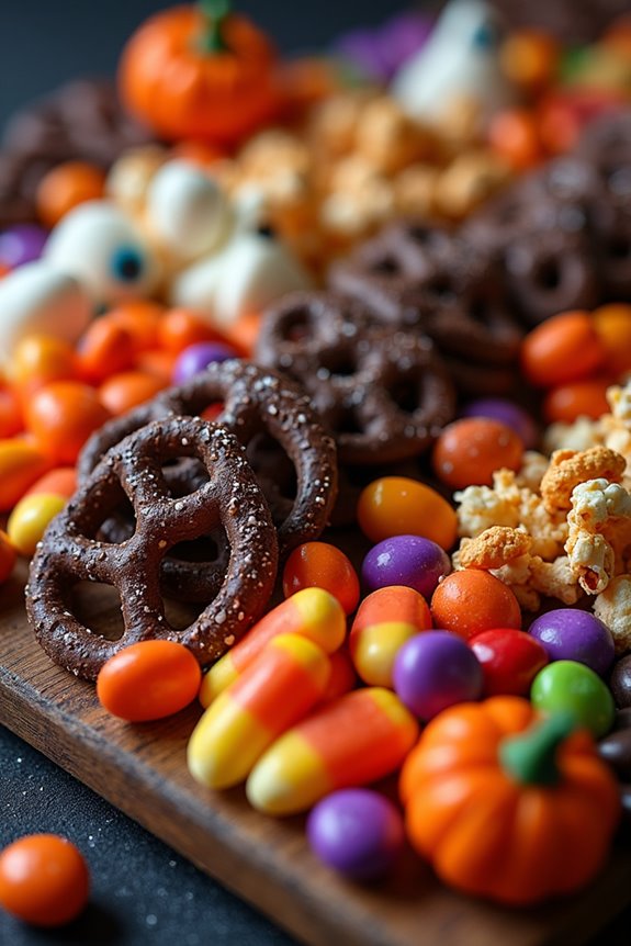spooktacular halloween candy board