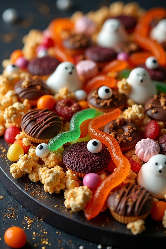 spooktacular halloween candy platter