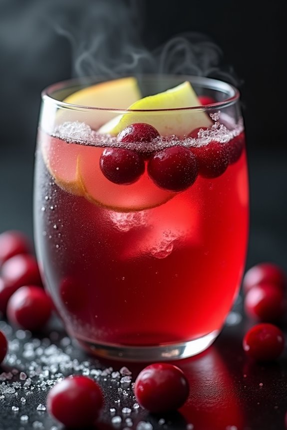 spooky apple vodka punch