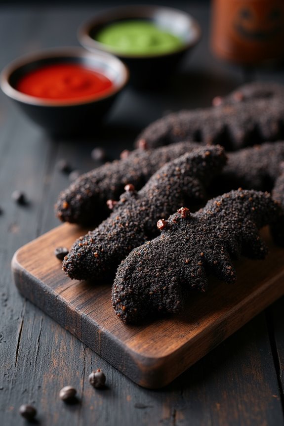 spooky bat wing tenders