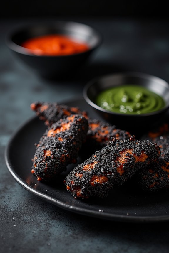 spooky bat wing tenders