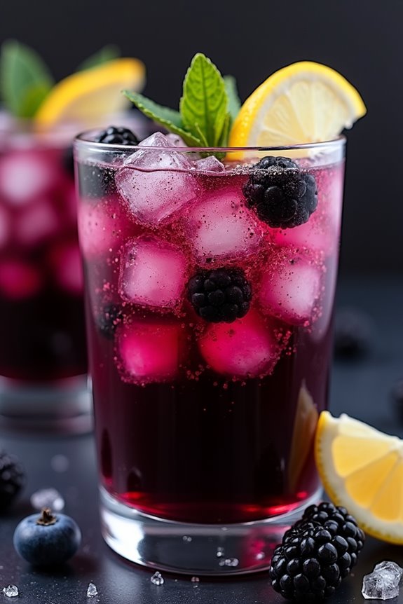 spooky berry halloween punch
