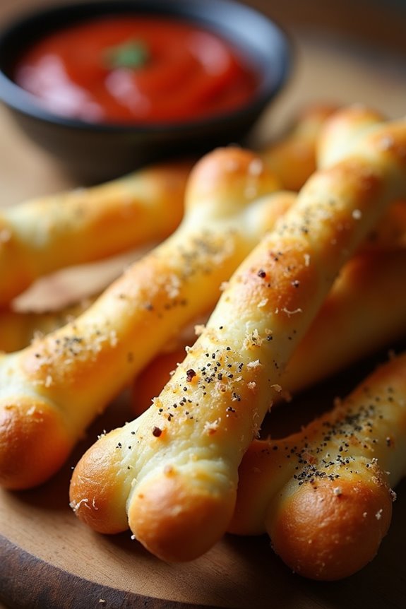 spooky bone shaped breadsticks