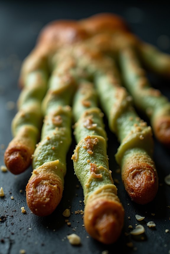spooky breadsticks for halloween