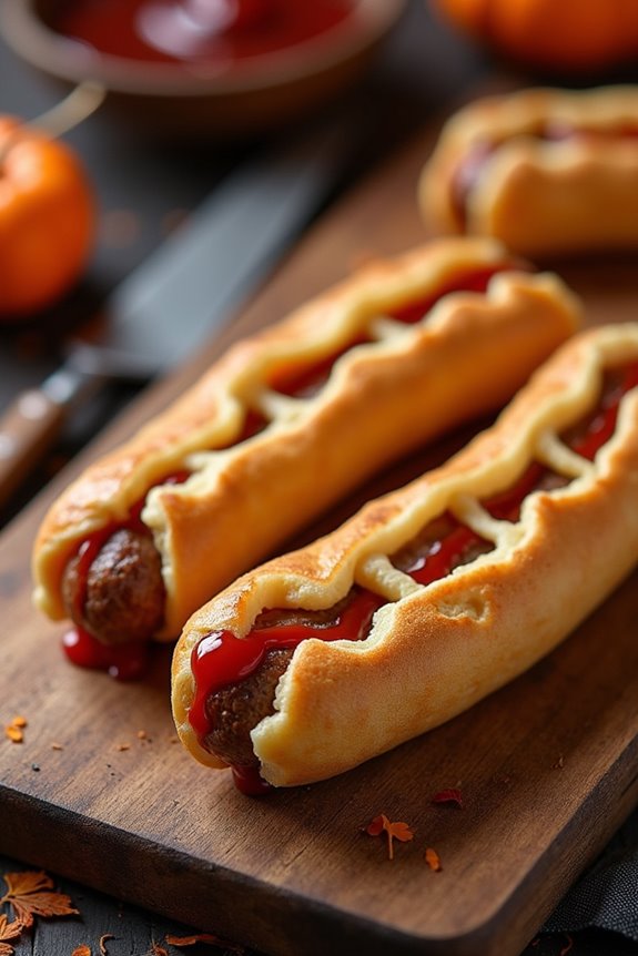 spooky breakfast sausage links