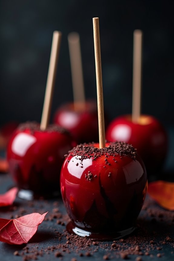 spooky caramel apple delight