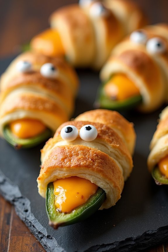 spooky cheesy festive appetizer
