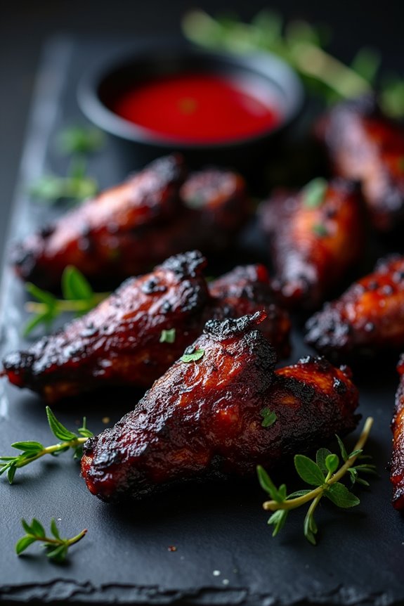 spooky chicken wings recipe