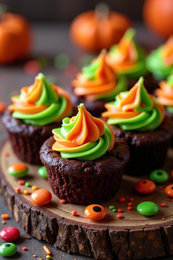 spooky chocolate brownie delights