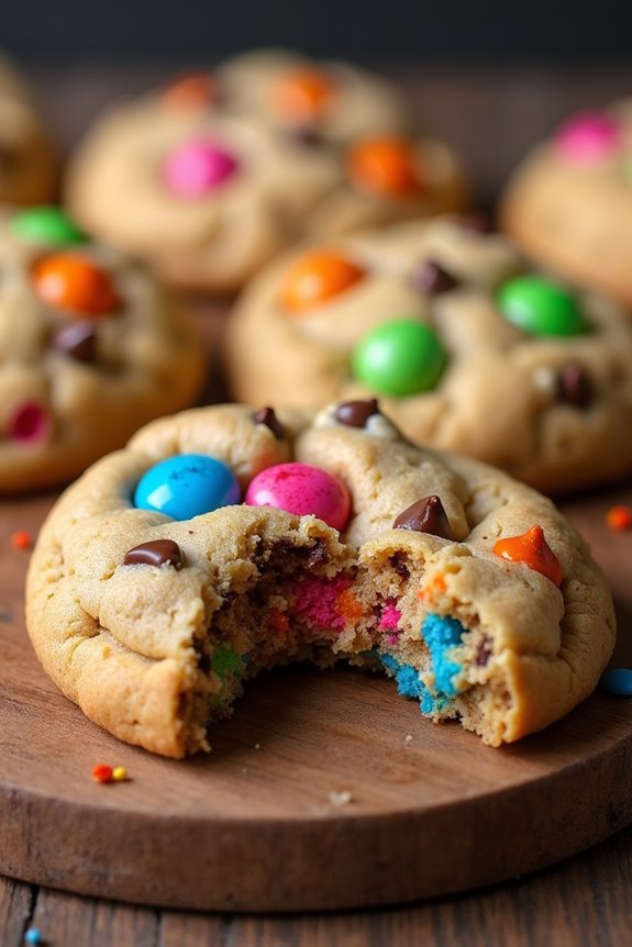 spooky colorful halloween cookies