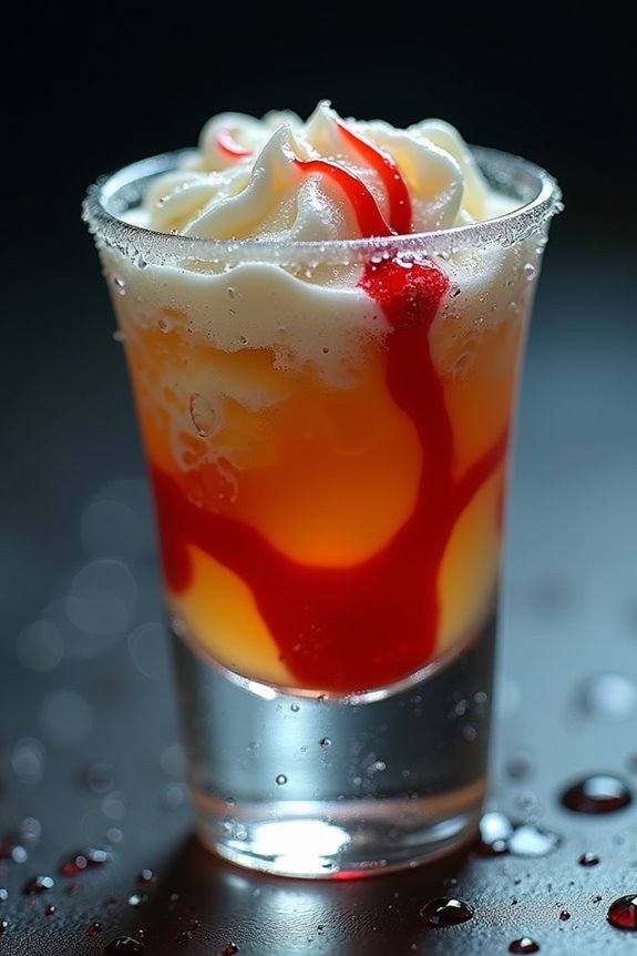 spooky delicious halloween shot