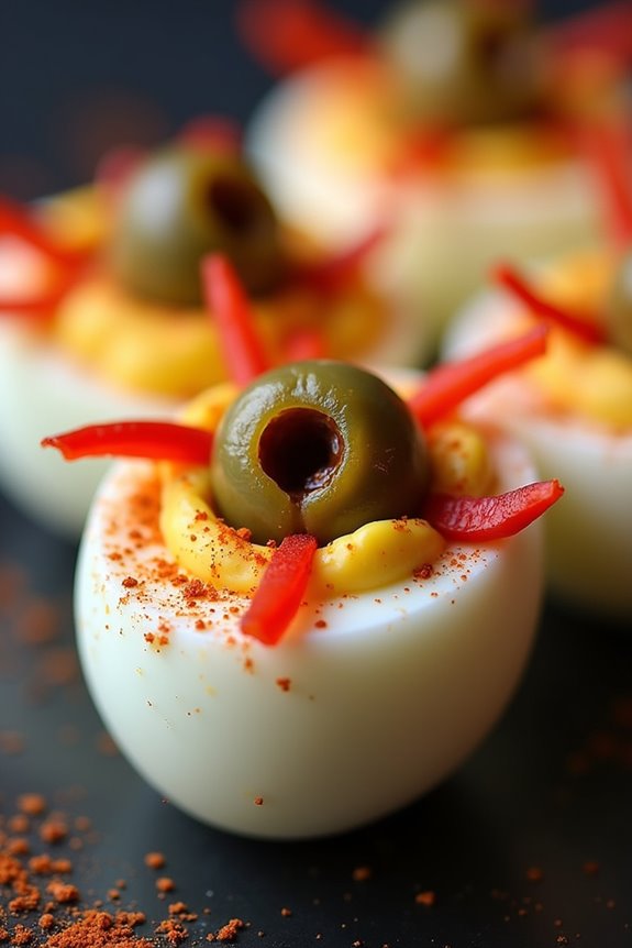 spooky deviled egg recipe
