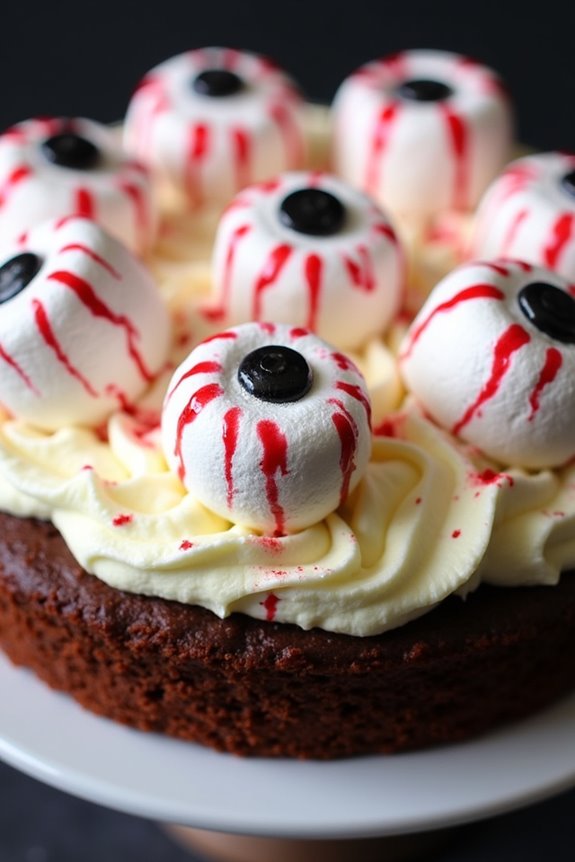 spooky eyeball cake recipe