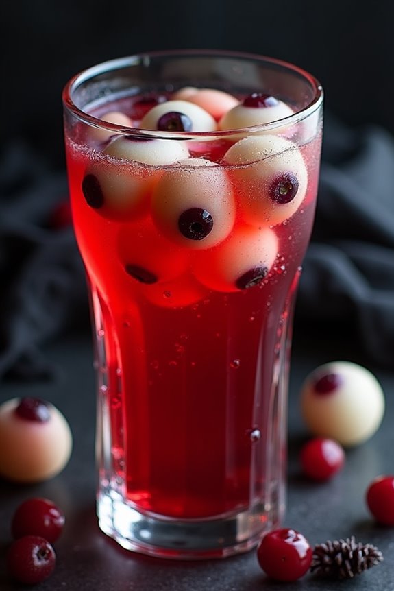 spooky eyeball halloween punch