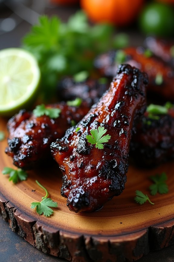 spooky flavorful chicken wings