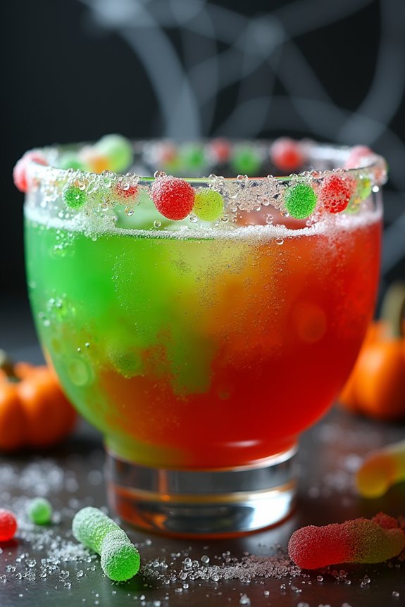 spooky fruity halloween punch