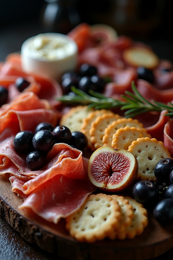 spooky gourmet charcuterie board