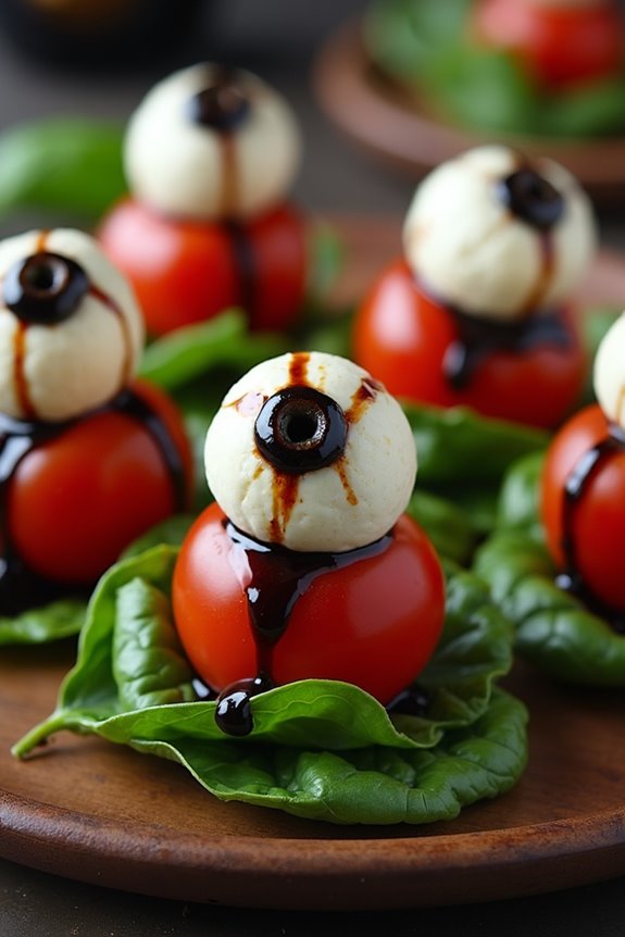 spooky halloween appetizer bites