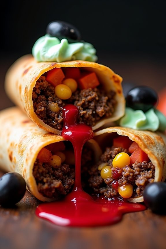 spooky halloween burrito recipe