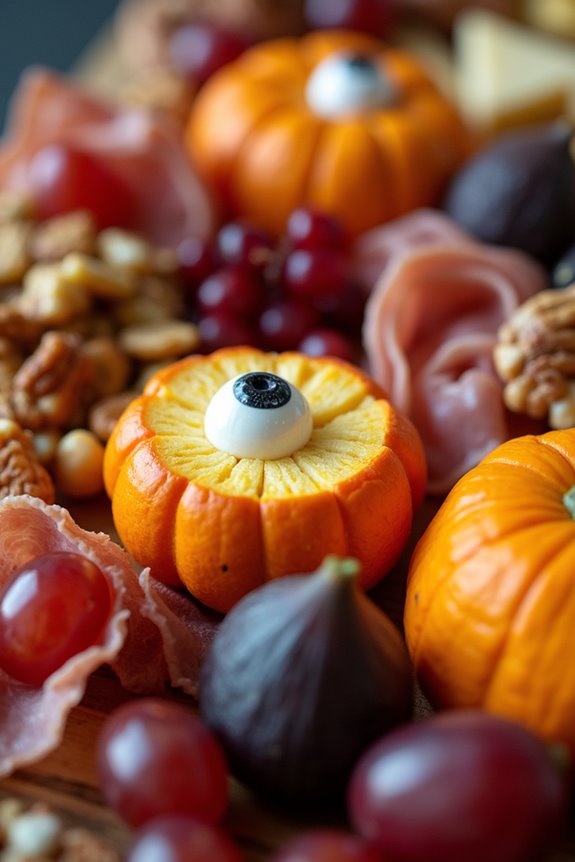 spooky halloween charcuterie board