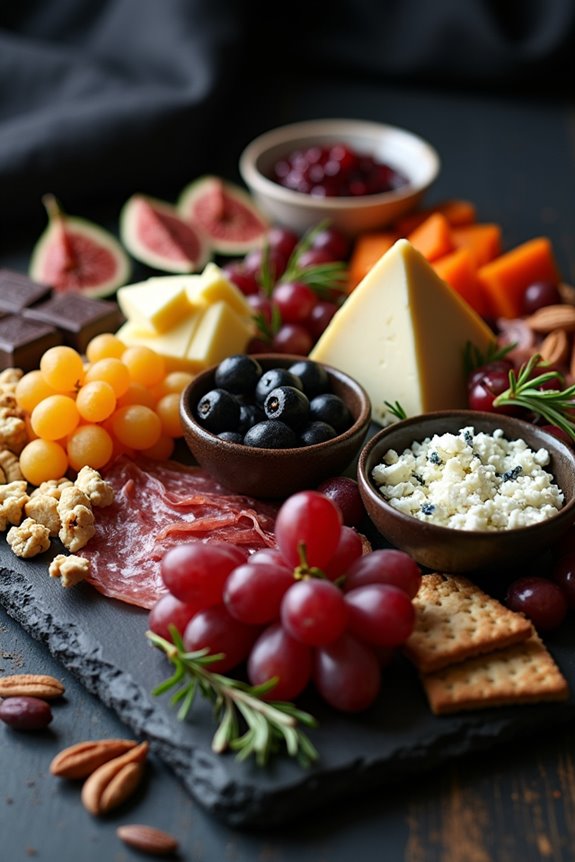 spooky halloween charcuterie board