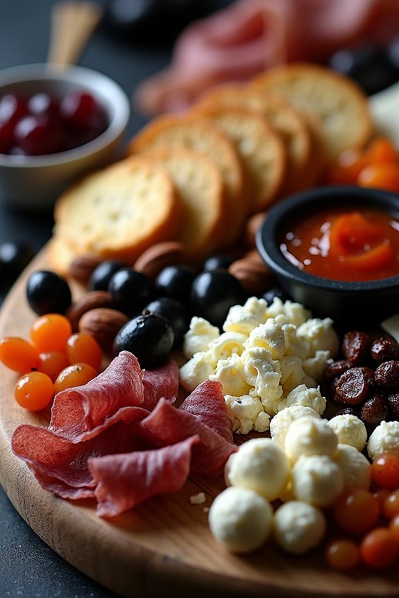spooky halloween charcuterie board