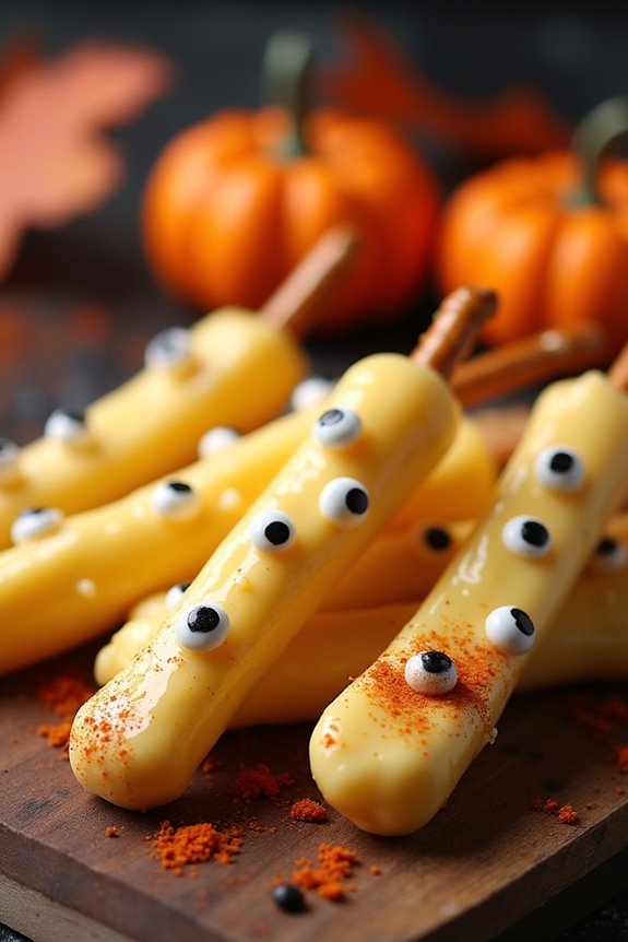 spooky halloween cheese snacks