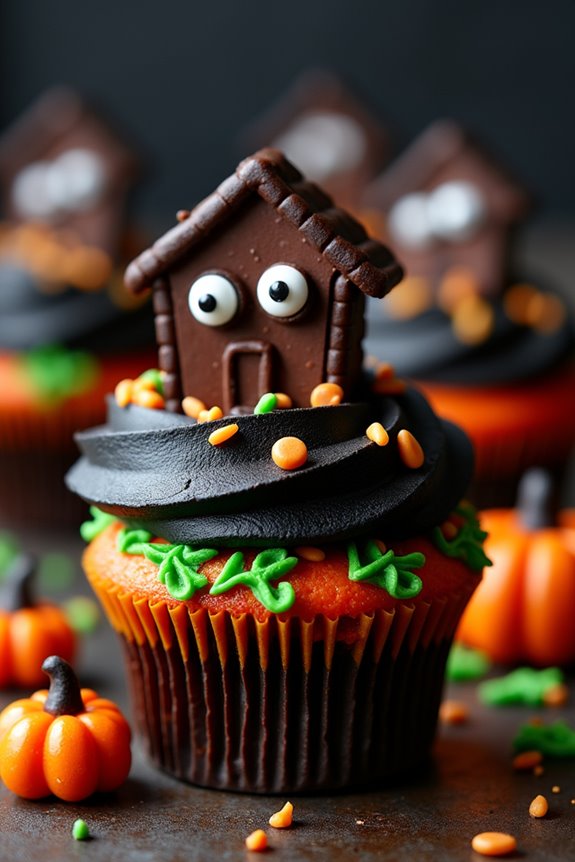 spooky halloween cupcake decorations