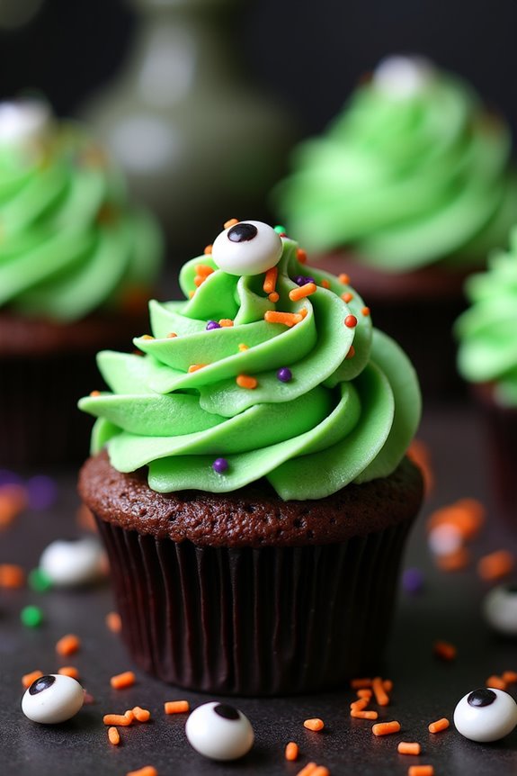 spooky halloween cupcake delight
