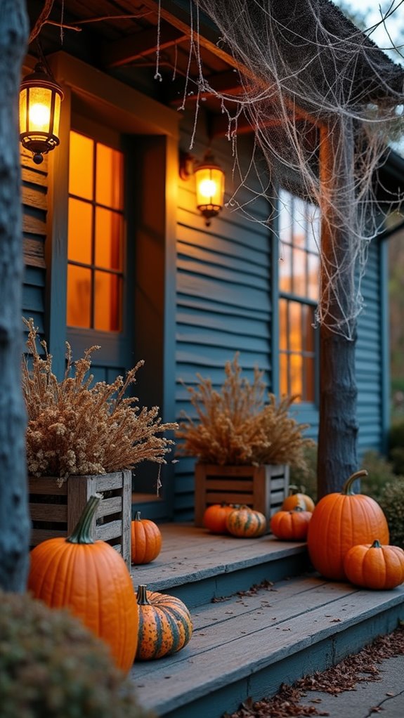 spooky halloween decorations setup
