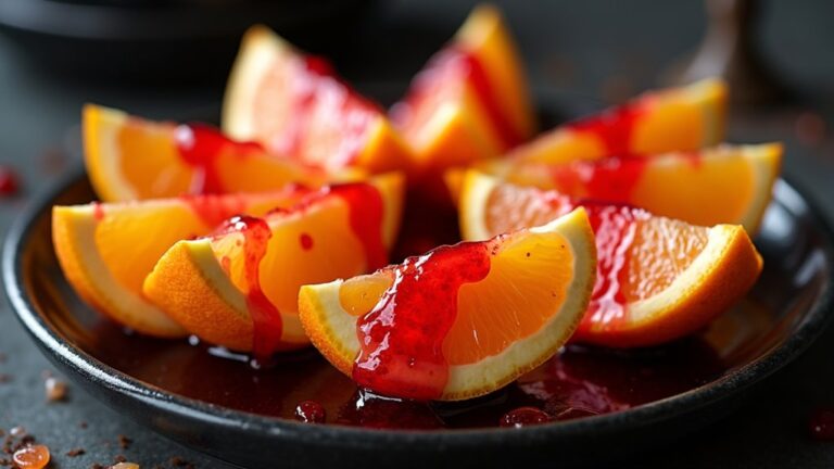 spooky halloween fruit treats