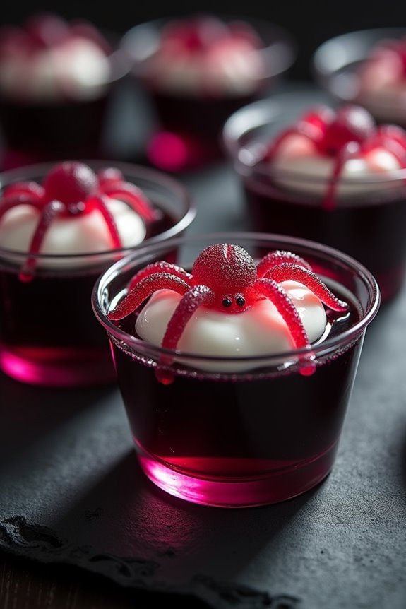 spooky halloween jello shots