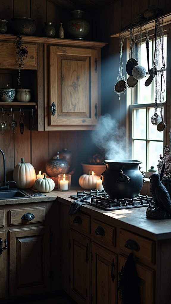 spooky halloween kitchen d cor
