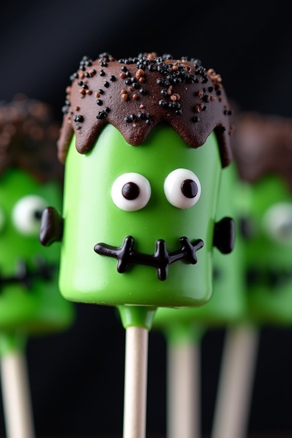 spooky halloween marshmallow treats