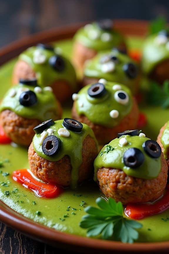 spooky halloween meatball recipe