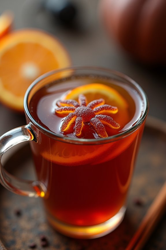 spooky halloween nonalcoholic cider