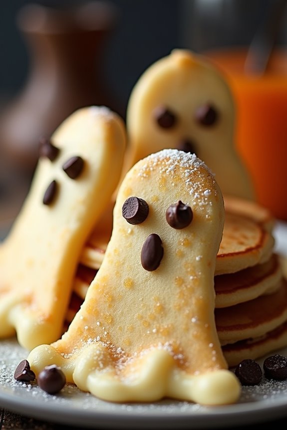 spooky halloween pancake breakfast